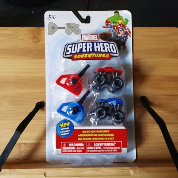 Marvel Super Hero Adventures 4x4 Micro Key Launchers - Picture 1 of 7